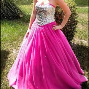 Beautiful pink prom dresses
